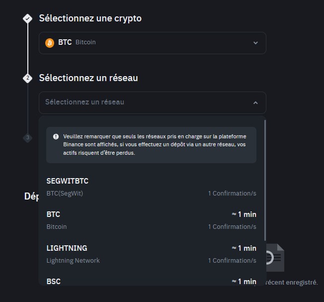 Indirizzo del portafoglio binance